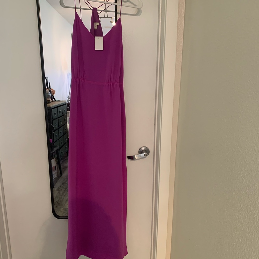 J Crew Magenta Maxi Dress